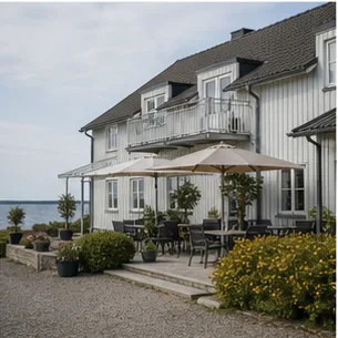 Redaktionell illustration till Hotell på Öland