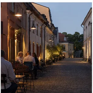 Redaktionell illustration till Restauranger i Borgholm