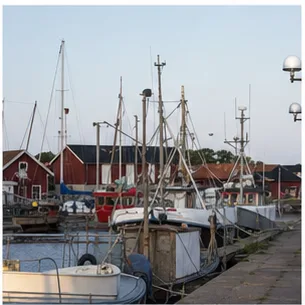 Redaktionell illustration till Byxelkrok på Öland