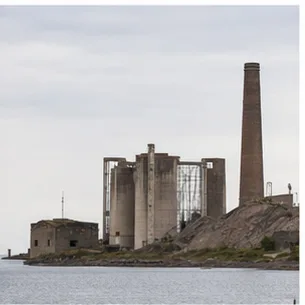 Redaktionell illustration till Degerhamn på Öland