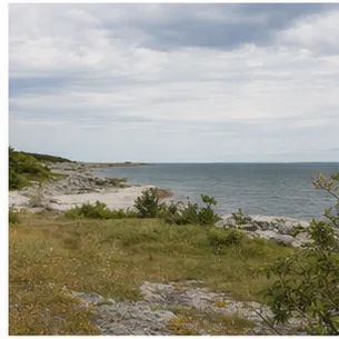 Redaktionell illustration till Ekerum på Öland