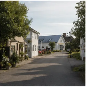 Redaktionell illustration till Löttorp på Öland