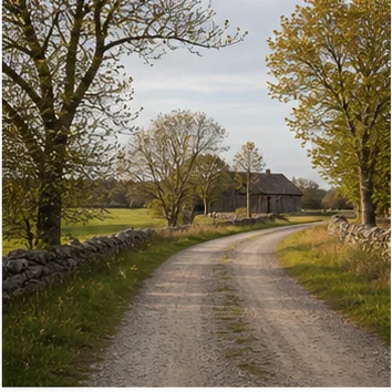 Redaktionell illustration till Öland på vår och höst