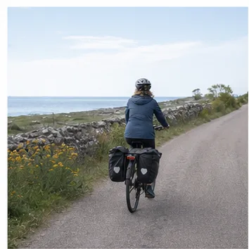 Redaktionell illustration till Cykel på Öland