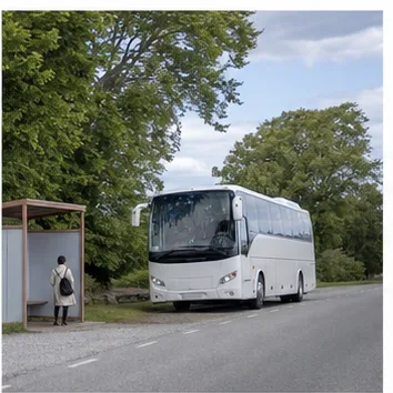 Redaktionell illustration till Kollektivtrafik på Öland