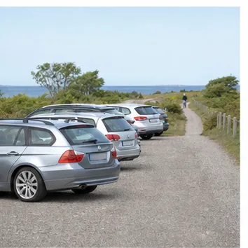 Redaktionell illustration till Parkering på Öland