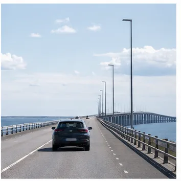 Redaktionell illustration till Bil till Öland